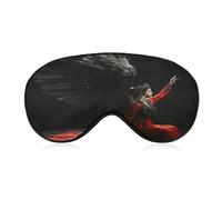 Black Angel Sleep Mask Adjustable Eye Mask Blindfold Eye Cover Sleeping Mask for Home Travel