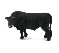 Black Angus Bull Figurine