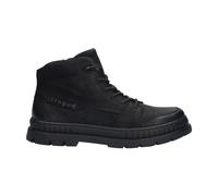 Black Ankle Boots for Men- male- Bugatti- Lace-up Boots- Black- 10 UK- Shoes 10 UK