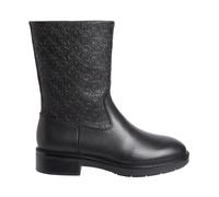 Black Ankle Boots Mono Mix Style - female - Calvin Klein - Ankle Boots - Black - 5 UK - Shoes 5 UK
