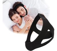 Black) Anti Snoring Device Anti-Slip Adjustable Anti Snoring Chinp (