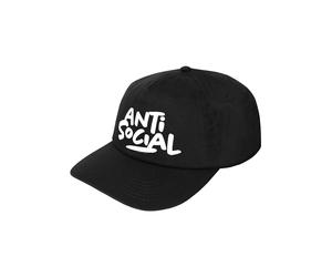 Black Anti-Social Baseball Cap: loner introvert antisocial goth alt emo fun gift
