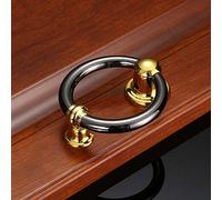 Black Antique Brass Ring Door Knocker