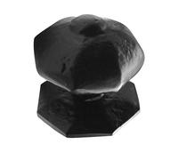 Black Antique Centre Door Knob 63mm Octagonal, Black Centre Door Knobs, Vintage Cast Iron Door Knob, Antique Cast Iron for Exterior Front Door. from Ironmongery Hardware Online