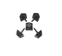 Black Antique Door Studs Solid Iron in Pack of 10 by Euroart