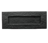 Black Antique Effect Letter Plate Box 255mm x 76mm