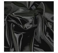 Black Antistatic Lining Fabric - Polyester Silky Fabric 54gsm for Sewing, Jacket Lining, Garment Lining, Dress Linings, Dressmaking, Arts and Crafts| 60" | 150cm Wide | Sold by The Metre