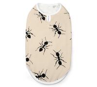 Black Ants Dog and Cat Clothes Summer T-Shirt Graphic Vest Sleeveless Pet Tank Top