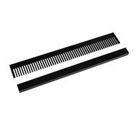 Black Aquarium Fish Tank Weir Overflow Comb Marine Sump for Easy Installation Non- Harmless for Fish and 12.6" Acrylic
