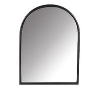 Black Arched Mirror Modern Contemporary Iron Framed Wall Mantelpiece Bedroom Hallway Decor Recycled Metal Arch Mirror
