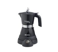 (Black) Ariete 1358 Moka Aroma Electric Coffee Machine 400W 2 to 4 Cups