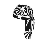 Black Arizona Flag Print Cycling Headwrap Under Helmet Skull Cap Sweat Wicking Quick Dry for Patriotic Event Gift