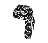 Black Arizona Flag Print Cycling Skull Cover Moisture Wicking Headwrap Under Helmet Tie Back Modern Beanie 22-24 In