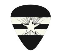Black Arizona Flag Printed Guitar Picks 12-Piece Set - Comfortable, Versatile Plectrum for All Guitar Styles & Players