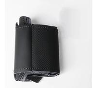 Black Artificial Leather Hand-stitched Car Steering Wheel Cover For E46 E39 330i 540i 525i 530i 330Ci M3 2001-2014 Parts(Titanium)
