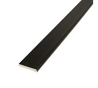 Black Ash, 45mm x 5m Pencil-Round Architrave uPVC Plastic Window Finishing Trim