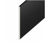 Black Ash UPVC Plain Soffit Board (400 mm)