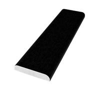 Black Ash UPVC Trim Various Lengths 20mm/25mm/30mm/45mm/65mm/95mm (5m x 25mm D-Bead)
