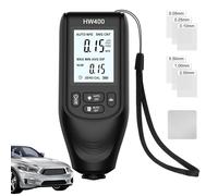 (Black) Auto Paint Thickness Meter,Coating Depth Gauge Tester - Paint Thickness Meter Gauge 0~2000UM, Thickness Meter for Metal and Non-Conductive Coating