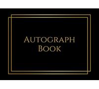 Black Autograph Book: Small, Elegant Pad for Signatures of Celebrities, Musicians, Authors, or Friends. Use at Concerts, Conventions, Events, etc. ... Kids, or Teens. 100 Plain, Blank Pages.