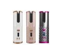 (Black) Automatic Cordless Curling Tongs