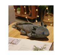 (Black) Axolotl Cute Animal Salamander Plush Toy Hexagonal Dinosaur Soft Doll Kid Gift