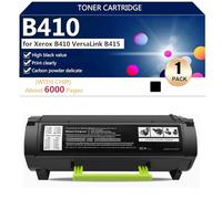 Black B410 Toner Cartridge Replacement with Chip for Xerox B410 VersaLink B415 Printers, High-Volume Printing,Black-1 pack