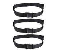 Black Baby High Chair Straps Adjustable Polyester 3pcs | Easy to Install, Lightweight Design, and Camping Use, Child and Baby Seat Support