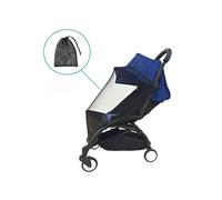 (black) Baby Stroller Accessories Mosquito Net For Yoyo Yoyo2 With Foot Pocket 1:1 Material Flying Insect Protection Summer Mesh