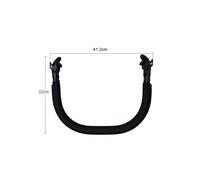 (Black) Baby Stroller bumper bar Armrest for Babyzen yoyo 2 yoya Pushchair Front Bumper Bars Baby Stroller Accessories
