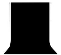Black Backdrop for Photoshoot, Professional Photo Backdrop Background Curtain for Product Photography, Portraits, Wedding, Party, Live Streaming Video Recording 5X7 FT (Background Only)