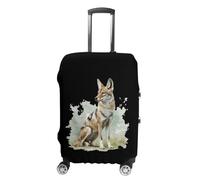 Black-Backed Jackal Wolf Luggage Cover for Suitcase Protector Washable XL