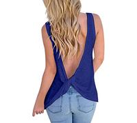 Black Backless Vest Halter Neck Tops For Women Uk Comfortable Longline Camisole Shirts Loose Going Out Camisole Blouses Sexy Backless Shirt Lightweight Vest Tops Fashion Summer Sleeveless Blouse