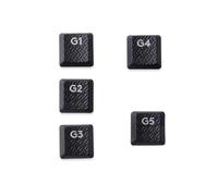 Black Backlit Keycaps G1 G2 G3 G4 G5 Key Replacements for Logitech G813/G815/G913/G915 TKL RGB Mechanical Gaming Keyboard