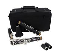 Black Bakelite Body Copper-nickel Alloy Keys Clarinet 17 Key Bb Tone Clarinet With Box And Reeds Clarinet for Beginner