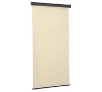 Black Balcony Side ning 65x250 cm Veal & Wind Protect for Patio Retractable with Automatic Roll-Up Wall & Ceiling Mount
