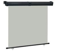Black Balcony Side ning 65x250 cm Veal & Wind Protect for Terrace Retractable with Automatic Roll-Up Funct Wall & Ceiling Mount