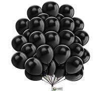 Black Balloons 10 inch Black Party Balloons For Happy Birthday Kids Party Weddings Baby Shower Events Decorations Accessories 50 pcs Balloon Pack