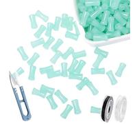 Black Bamboo Beads, Transparent 12mm Bamboo Joint Plastic Craft Beads, Natural Black Agate Stone Bamboos Shape Gem Bead for DIY Necklaces Bracelet Earring (Emerald Green,100)