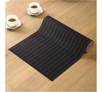 Black Bamboo Table RunnerHandWoven Chinese Style PlacematsNonSlip Heat Insulation for Dining & PartiesLarge 118.1x19.7in Tablemat