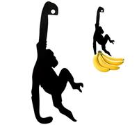 Black Banana - Monkey Decoration Stand Black Banana Swing Holder with Firm Grip | Multifunctional Banana Holder, Funny Magic Hook, Banana Holder
