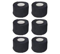 Black Barber Neck Strip, 6 Rolls Disposable Neck Paper Flexible Hair Edge Paper Barber Accessories Barbershop Salon Supplies