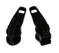 Black Barn Upholstery Supplies Auto-Lock No.3 Zip Sliders - Black/Bag of 100