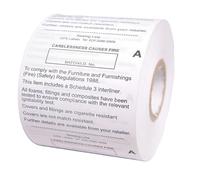 Black Barn Upholstery Supplies Fabric Labels All F/R (Does NOT inc. SCH 3 Interliner) or (Inc. Schedule 3 Interliner) SCH.3/10