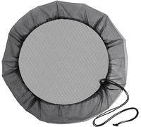 Black Barrel Water Mesh Cover | Flexible Water Butt Net | Reusable Rain Barrel Mesh Cover | Barrel Water Filter Cover | Rain Collector Protector | Rain Bucket Net Cover For Garden Watering Equipment