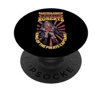 Black Bart - King of Pirate Captains PopSockets Adhesive PopGrip