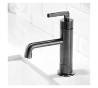 Black Basin Faucets Bath Basin Mixer Faucet Bathroom Vessel Washbasin Water Mixer Taps Hot and Cold Water Mixer Tap Rose Gold(Rose Gold) LWX