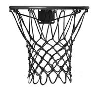 Black Basketball Net Replacement Outdoor Heavy Duty, Professional On-Court Quality [7.16oz], Unique Basketball Nets Heavy Duty Outdoor Fits for Standard Hoop, All Weather Anti Whip -12 Loops
