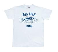 black bass logo t-shirt Big Fish Blanc S