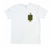 Black bass pocket t-shirt Big Fish Blanc XL